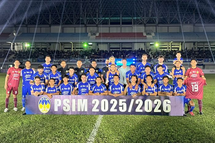 PSIM Yogyakarta melaunching skuad untuk Super League 2025-2026 di Stadion Mandala Krida, Yogyakarta, Selasa (29/7/2025).