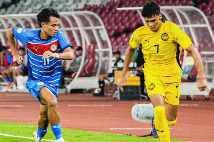 Timnas U-23 Malaysia kalah 0-2 dari Filipina dalam laga perdana penyisihan grup ASEAN Cup U-23 2025.