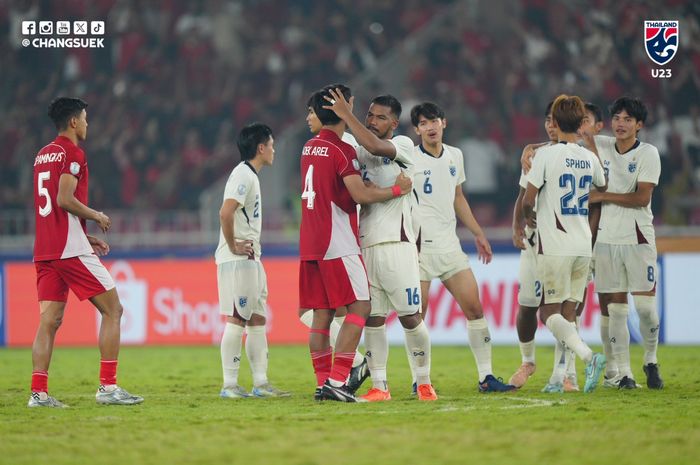 Timnas U-23 Thailand dikalahkan oleh Timnas U-23 Indonesia dalam laga semifinal ASEAN Cup U-23 2025.