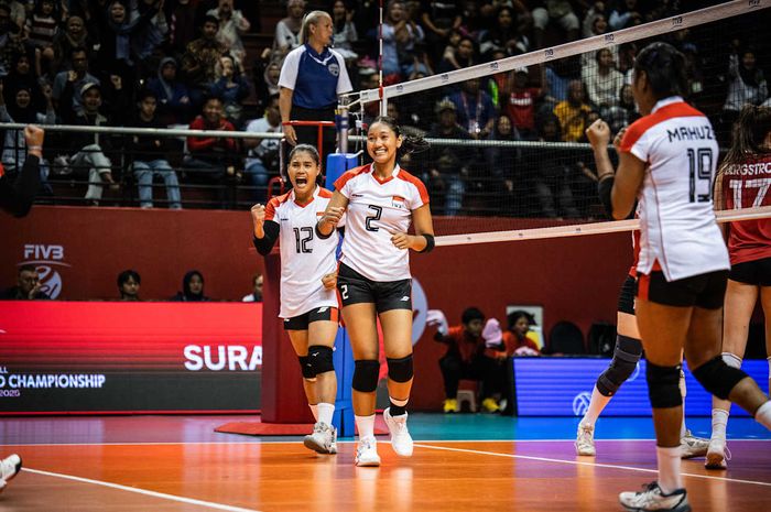 Hasil Kejuaraan Dunia Voli U-21 2025 - Kolaborasi Santi-Gendis Hadirkan Poin Beruntun, Indonesia Persulit Kemenangan Serbia - Bolasport.com