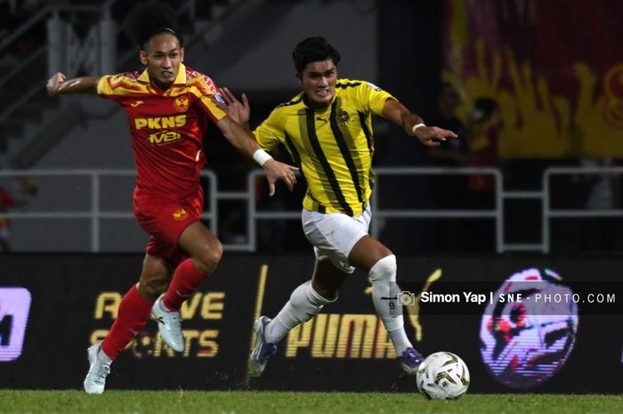 Aksi Ramadhan Sananta untuk DPMM FC saat lawan Selangor FC di MBPJ Stadium, Selasa (12/8/2025).