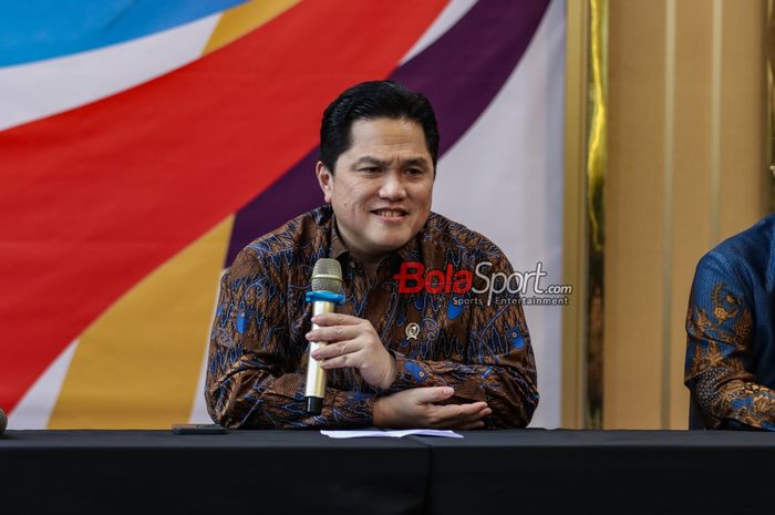 Menteri Pemuda dan Olahraga Republik Indonesia dan ketum PSSI, Erick Thohir.