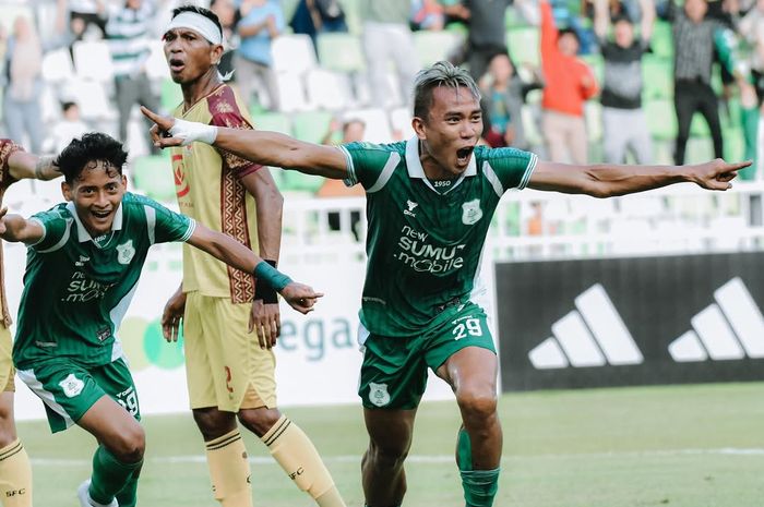 Penentu kemenangan PSMS Medan dalam duel sesama tim asal Sumatra lawan Sriwijaya FC, Rudi Yana
