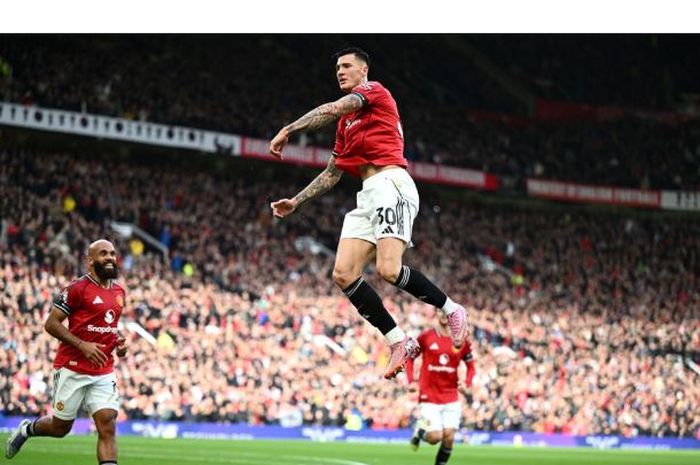 Benjamin Sesko kembali mencetak gol untuk Manchester United saat menghadapi Sunderland dalam lanjutan Liga Inggris musim ini, Sabtu (4/10/2025) malam WIB.