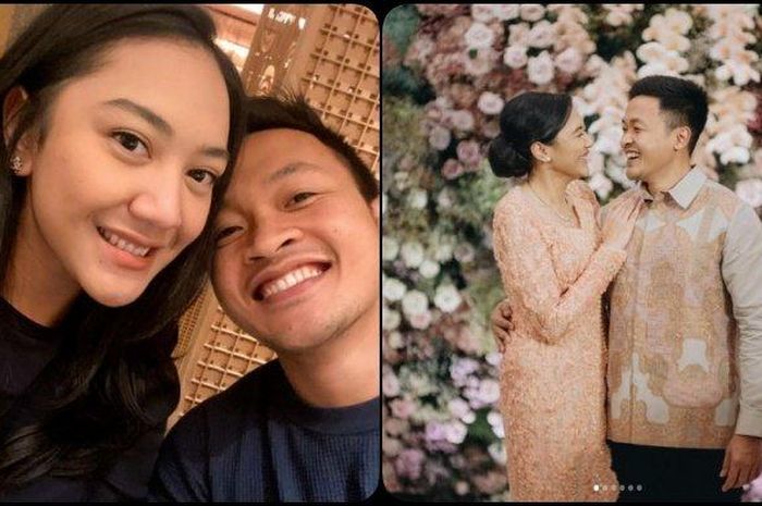 ISU PERPISAHAN - Pengusaha Putri Tanjung bersama suaminya, 