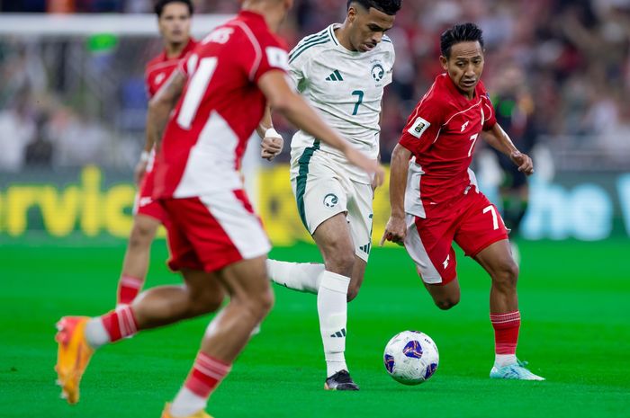 Pelung Timnas Indonesia lolos langsung ke Piala Dunia 2026 turun drastis usai kalah dari Timnas Arab Saudi, Kamis (9/10/2025) dini hari WIB.