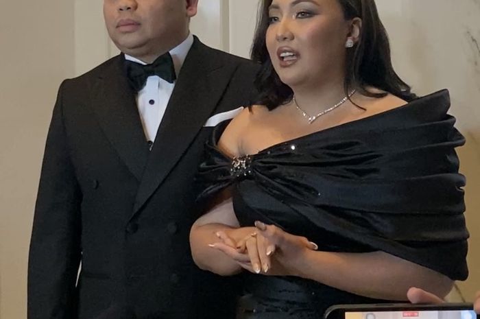 Kakak Amanda Manopo, Angelica Manopo saat ditemui di The Langham Hotel, Jakarta Selatan pada Jumat (10/10/2025).