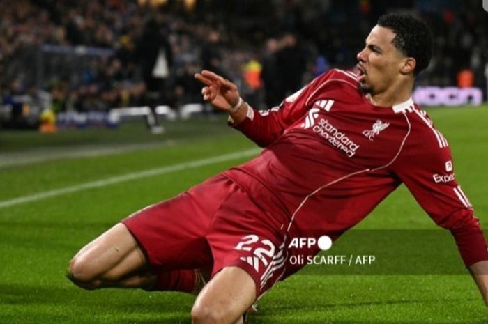 Hugo Ekitike mencetak dua gol saat Liverpool mengalahkan Leeds United apda lanjutan Liga inggris 2025-2026.