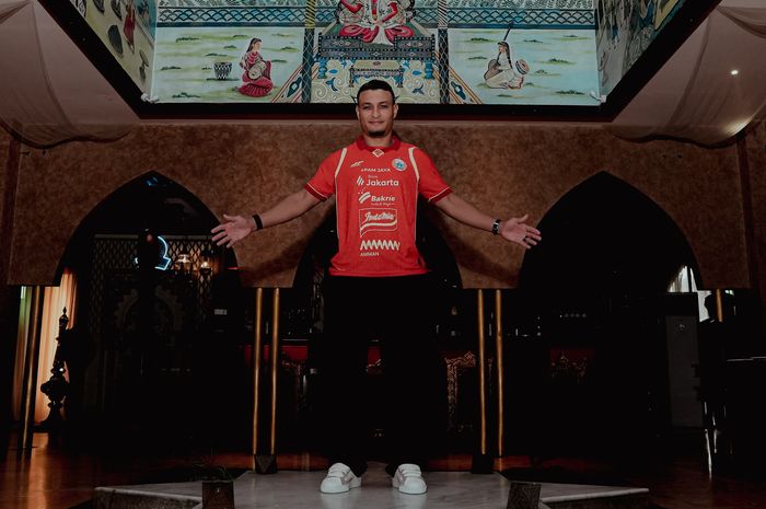 Striker baru Persija Jakarta asal Maroko, Alaeddine Ajaraie.