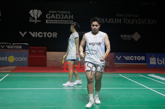 Lanny Tria Mayasari/Apriyani Rahayu belum berhasil melaju ke final Indonesia Masters 2026 usai dibekuk unggulan pertama.
