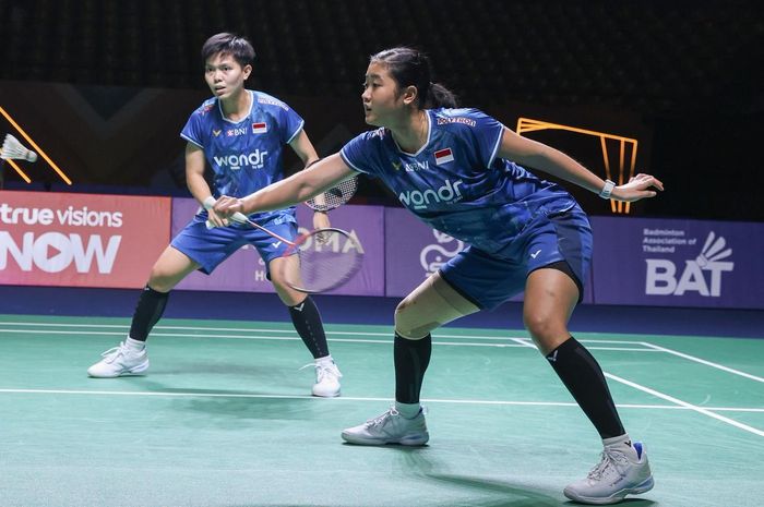 Ganda putri Indonesia, Amallia Cahaya Pratiwi/Siti Fadia Silva Ramadhanti, gagal meraih poin pada semifinal Kejuaraan Beregu Asia 2026