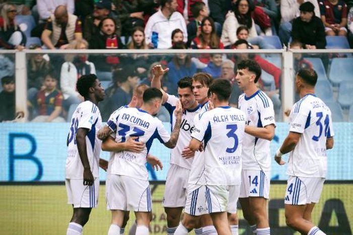 Como berhasil meraih kemenangan atas Genoa dalam lanjutan Liga Italia, Minggu (26/4/2026).