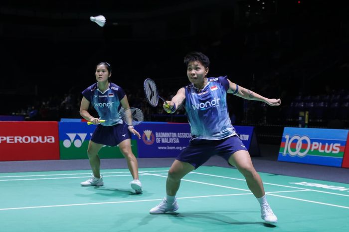 Pasangan ganda putri Indonesia, Lanny Tria Mayasari/Apriyani Rahayu, tumbang pada 32 besar Indonesia Open 2026