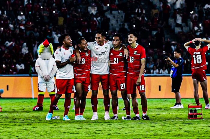 Para pemain Timnas Indonesia berusaha bermain di Piala Dunia 2042 dengan status sebagai tuan rumah