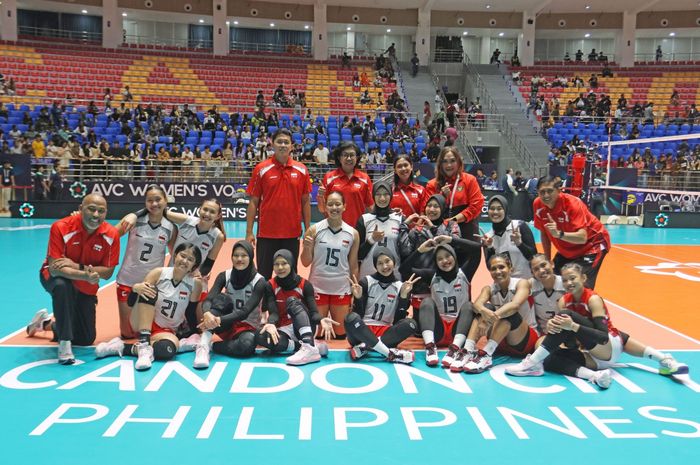 Timnas voli putri Indonesia memetik kemenangan penting saat menghadapi Hong Kong pada pertandingan Grup B AVC Cup 2026 di Candon City, Filipina, Selasa (9/6/2026). 