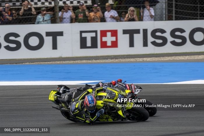 Hasil MotoGP Belanda 2026 - Ai Ogura Pecah Telur, Marquez Terlibat Gesekan dengan Pembalap Rossi - Juara.net