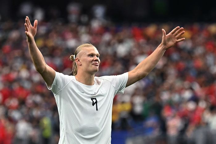 Erling Haaland mencetak gol saat Norwegia membungkam Pantai Gading di babak 32 besar Piala Dunia 2026.