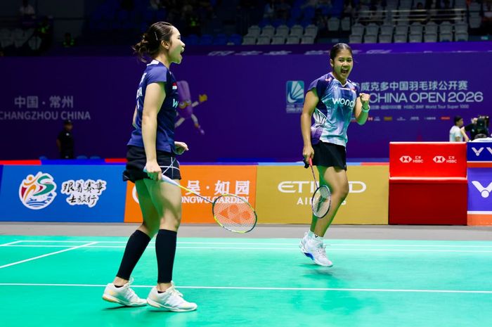 Pasangan ganda putri bulu tangkis Indonesia, Rachel Allessya Rose/Febi Setianingrum membeberkan rahasia kemenangannya pada babak 32 besar China Open 2026.