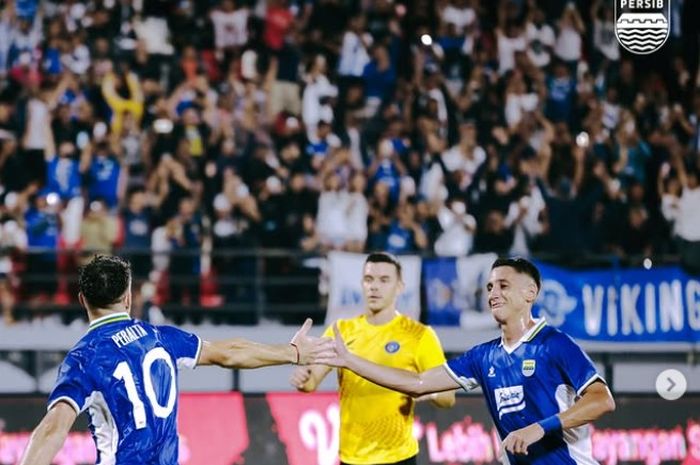 Persib mengalahkan Sabah FC dalam Dewata Challenge Series di Stadion Kapten I Wayan Dipta, Gianyar, Bali, Sabtu (15/8/2026). 