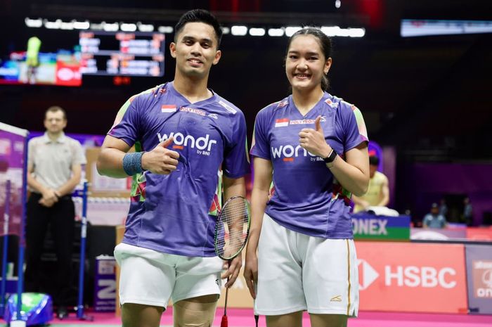 Amri Syahnawi/Nita Violina Marwah memenangi babak 32 besar Kejuaraan Dunia 2026 di New Delhi, India, Rabu (19/8/2026).