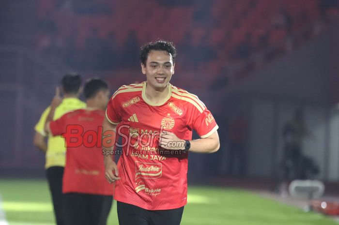 Jersey baru Persija Jakarta diperkenalkan di Jakarta International Stadium, Jakarta Utara, 29 Agustus 2026.