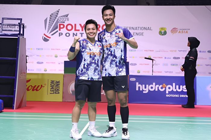 Dejan Ferdinansyah/Apriyani Rahayu juara Pontianak International Challenge 2026.