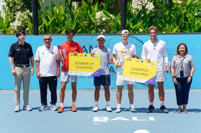 Petenis Indonesia Rafalentino Ali Da Costa/Ethan David Zapp 