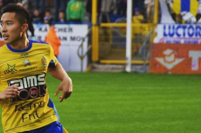 Arthur Irawan saat membela timna, Waasland-Beveren.