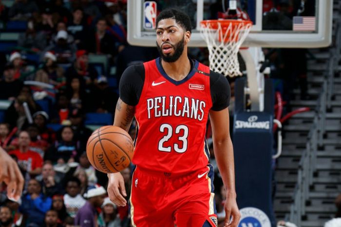 Boston Celtics minati jasa Anthony Davis.