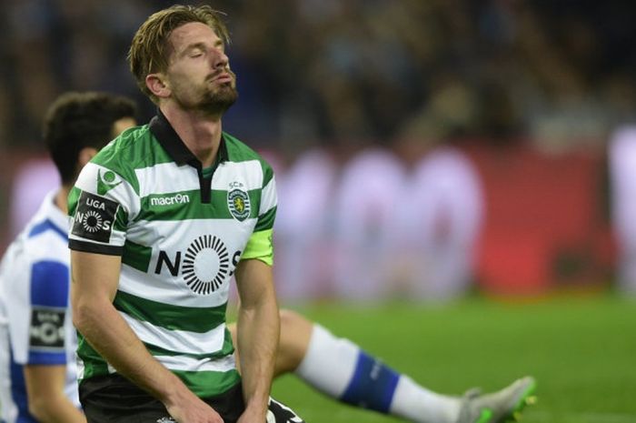 Gelandang Sporting Lisbon, Adrien Silva.