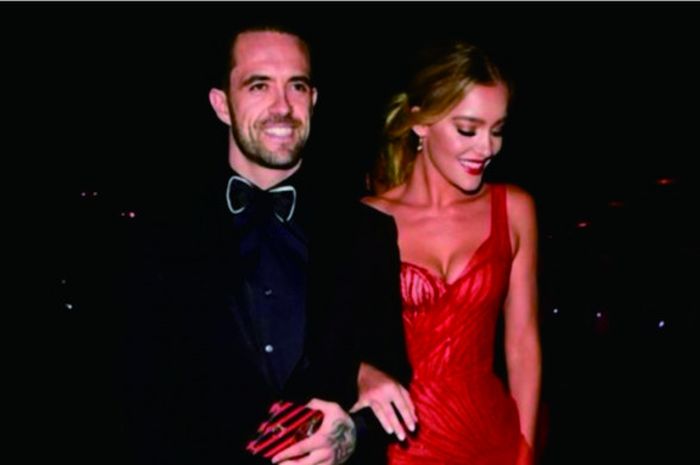 Danny Ings bersama Georgia Gibbs