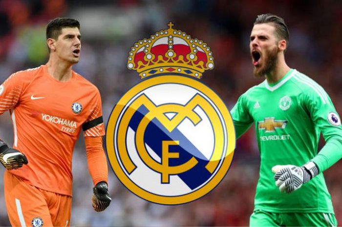  Thibaut Courtois dan David de Gea diincar Real Madrid 