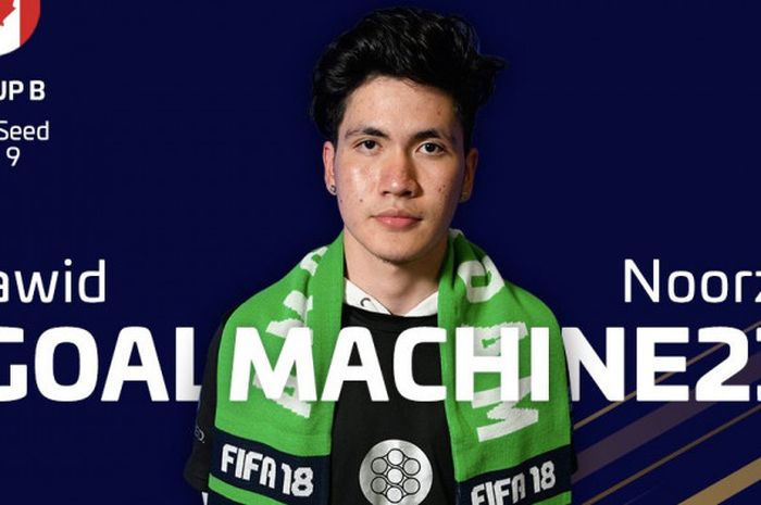 Atlet eSports FIFA 18 asal Kanada, Nawid 'GoalMachine21' Noorzai, bersiap menghadapi ajang FIFA eWorld Cup 2018 yang akan ditayangkan langsung oleh Kompas TV pada Sabtu (4/8/2018) mulai pukul 23.45 WIB.