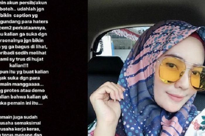 Lilis Yamaini, istri Lord Atep Kapten Persib Bandung 