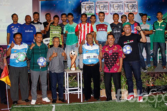 Suasana peluncuran kompetisi kompetisi internal PSS Sleman 2017 di Crystal Lotus Hotel, Kamis (24/8/2017) siang.