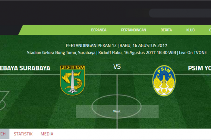 persebaya surabaya- psim yogyakarta stadion gelora bung tomo 16 agustus 2017 