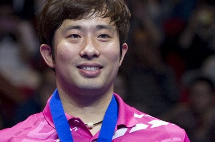 Mantan pebulu tangkis ganda Korea Selatan, Jung Jae-sung, berpose saat menjadi juara All England Open 2012 bersama Lee Yong-dae. Jung Jae-sung meninggal dunia dalam usia 35 tahun setelah terkena serangan jantung pada Jumat (9/3/2018) pagi waktu setempat.