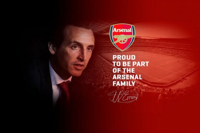 Unggahan di situs pribadi Unai Emery, Unai-emery.com yang telah dihapus.