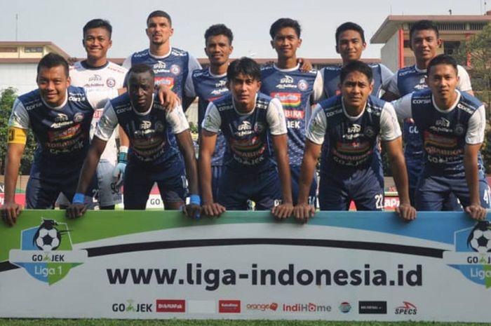 Skuat Arema FC dalam melakoni laga putaran kedua Liga 1 2018.