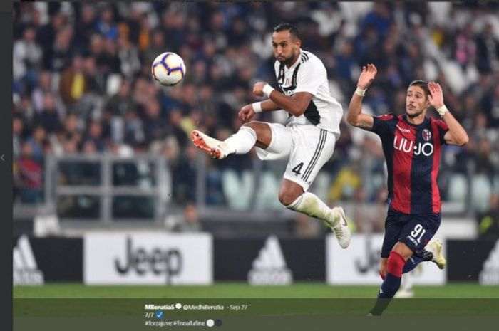 Bek Juventus, Medhi Benatia, kabarnya menjadi target buruan AC Milan pada bursa transfer musim dingi