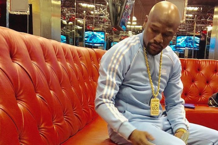 Unggahan Floyd Mayweather Jr di akun Instagramnya pada 24 Mei 2018.