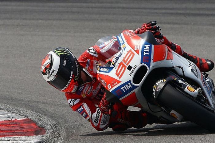 Pebalap tim Ducati, Jorge Lorenzo.