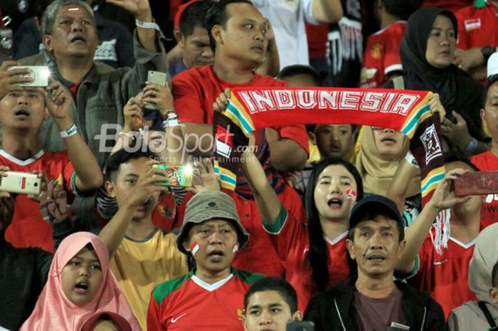 Suporter timnas Indonesia