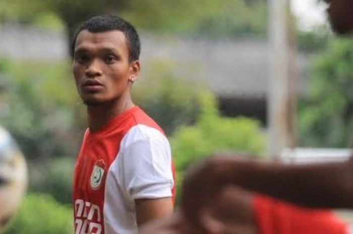 Penyerang PSM, Ferdinand Sinaga jadi asa skuat Juku Eja saat tandang ke markas Sriwijaya FC di Stadion Jakabaring, Palembang, Sabtu (18/6/2016) malam. 