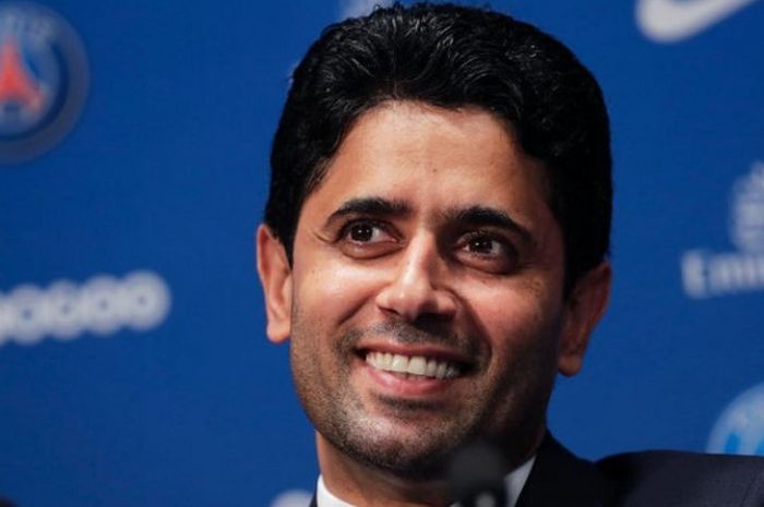 Nasser Al-Khelaifi , pebisnis Qatar yang juga pemegang saham di Paris Saint-Germain.