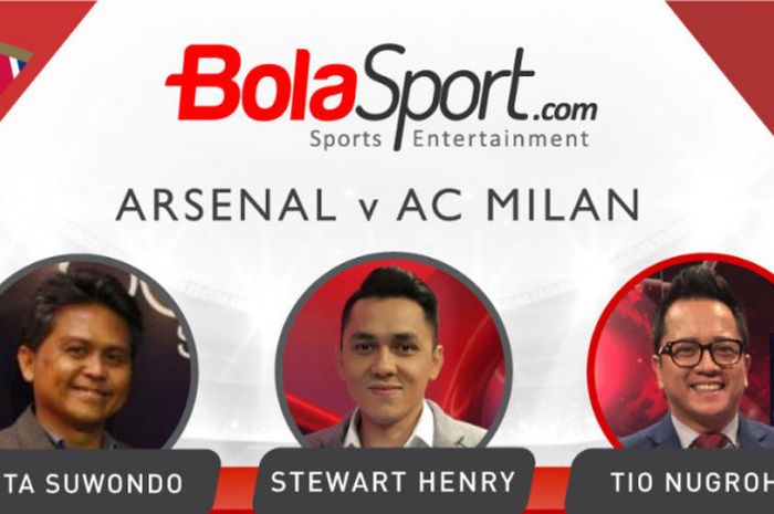 Tiga pengamat sepak bola memprediksi hasil pertandingan antara Arsenal vs AC Milan di ajang Liga Europa.