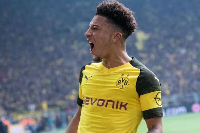 Striker Borussia Dortmund, Jadon Sancho, yang merupakan pemain buangan Manchester City, dikabarkan diincar Real Madrid.