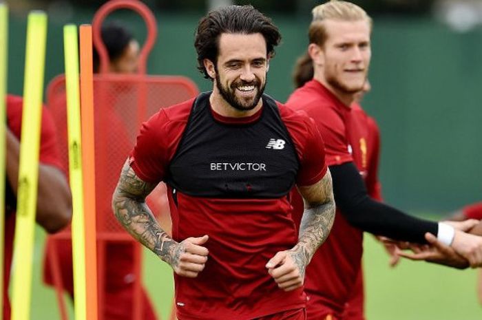 Danny Ings kembali mengikuti latihan di Melwood setelah cedera panjang pada Selasa (25/7/2017)