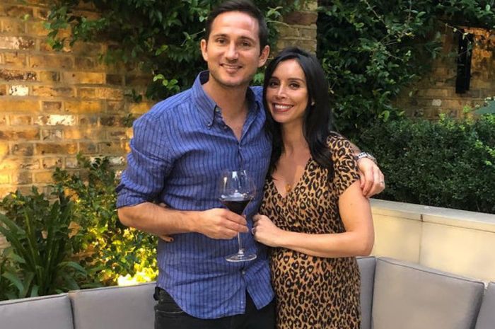 Frank Lampard (kiri) bersama Christine Bleakley