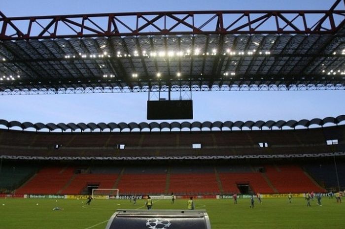 Stadion San Siro (Giuseppe Meazza) di Milan, Italia, menjadi tempat penyelenggaraan laga final Liga Champions 2016.